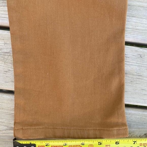 Eileen Fisher Organic Cotton Cozy Stretch Clay Brown Slim Pants Size 4 - Picture 10 of 11